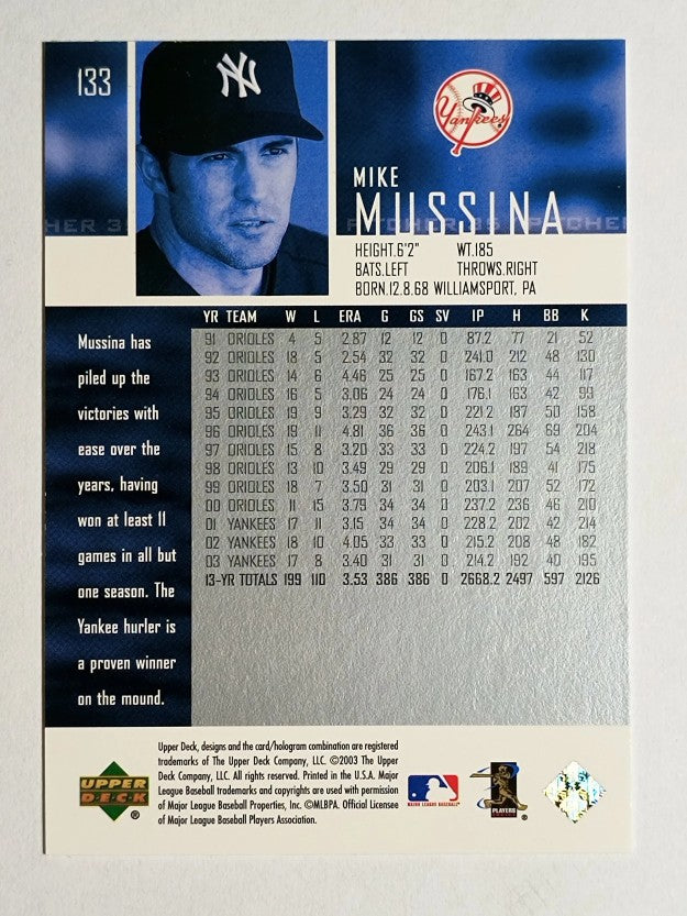 2004 Upper Deck #133 Mike Mussina