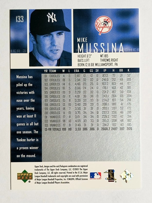 2004 Upper Deck #133 Mike Mussina