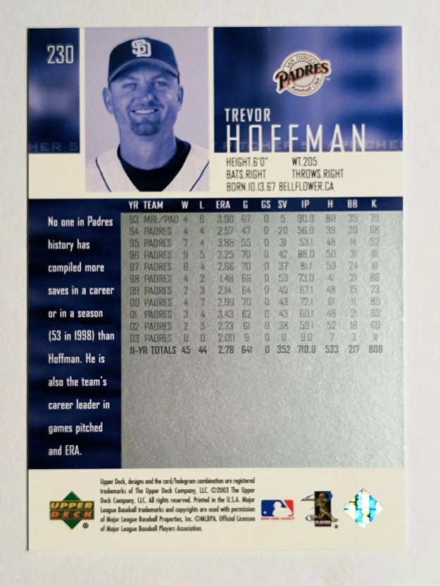 2004 Upper Deck #230 Trevor Hoffman