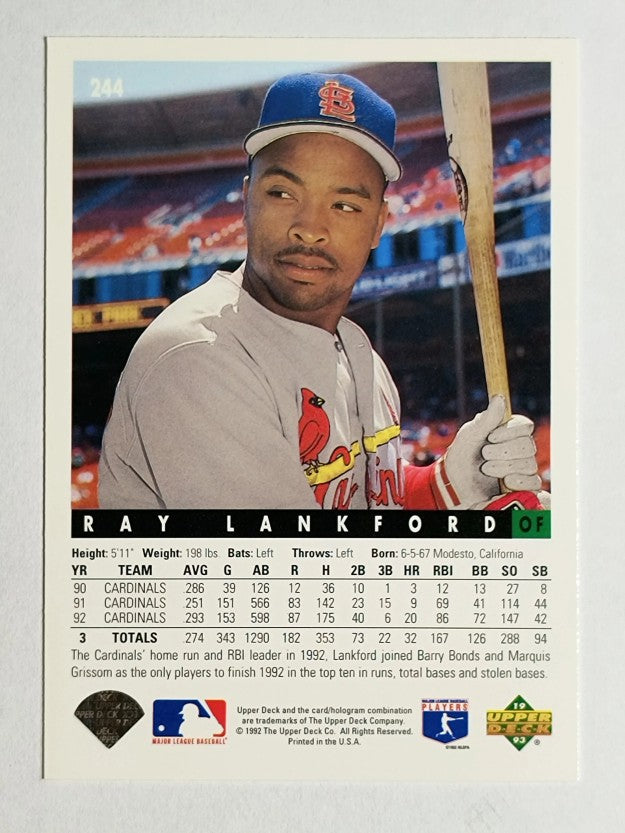 1993 Upper Deck #244 Ray Lankford