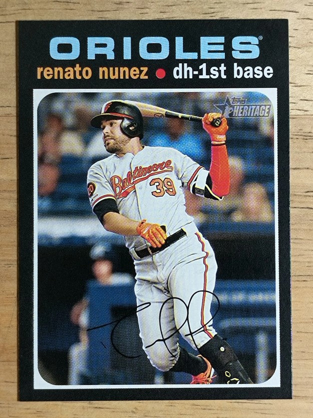 2020 Topps Heritage #300 Renato Nunez