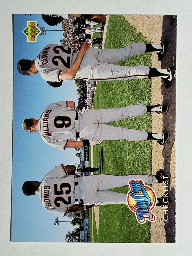 1993 Upper Deck #471 Barry Bonds/Matt Williams/Will Clark CL