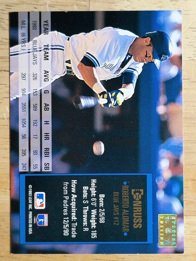 1994 Donruss Special Edition #6 Roberto Alomar