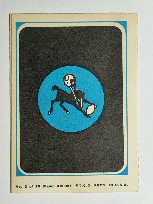 1969 Topps Mini-Albums Inserts #2 Baltimore Colts (EXMT)