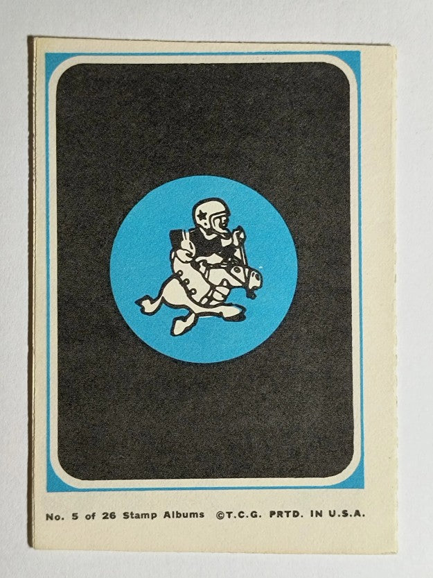 1969 Topps Mini-Albums Inserts #5 Dallas Cowboys (EXMT)