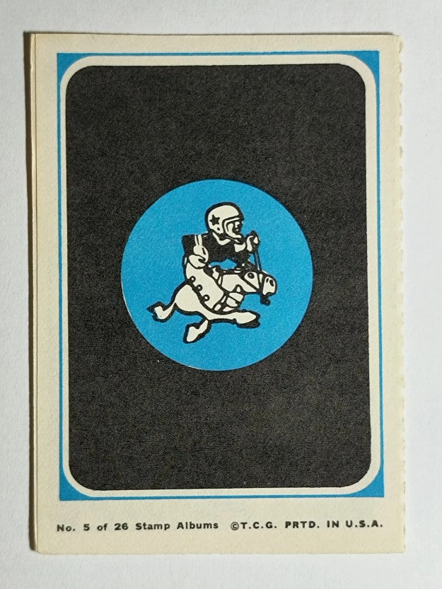 1969 Topps Mini-Albums Inserts #5 Dallas Cowboys (EXMT)