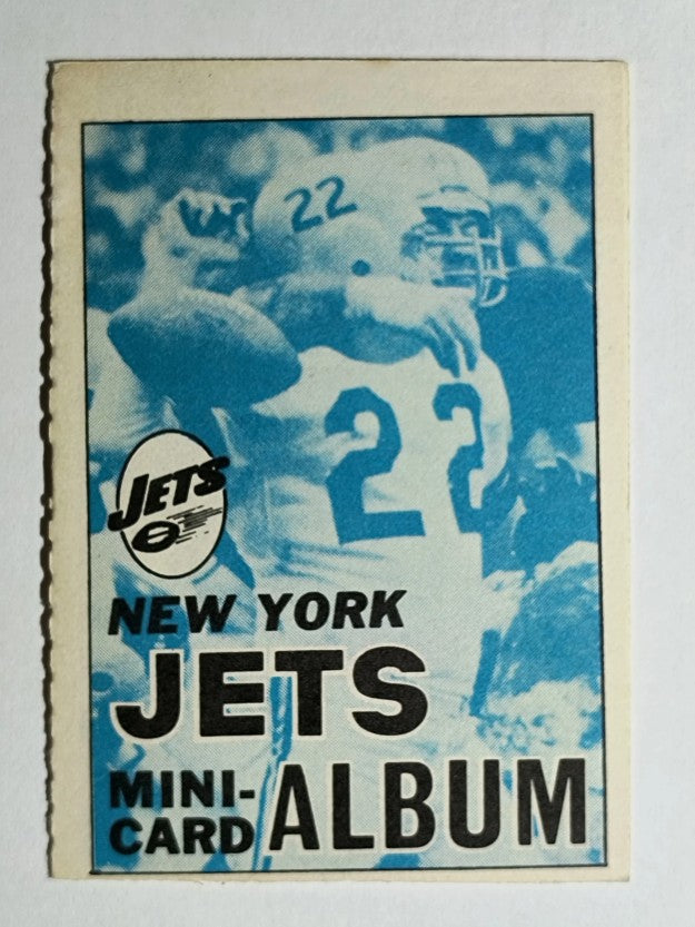 1969 Topps Mini-Albums Inserts #24 New York Jets (EXMT)