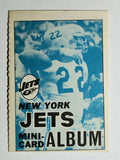 1969 Topps Mini-Albums Inserts #24 New York Jets (EXMT)