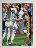 1993 Upper Deck #493 Mark McGwire AW