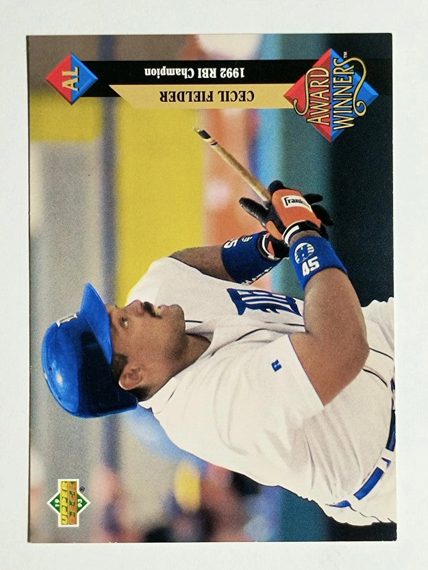1993 Upper Deck #499 Cecil Fielder AW
