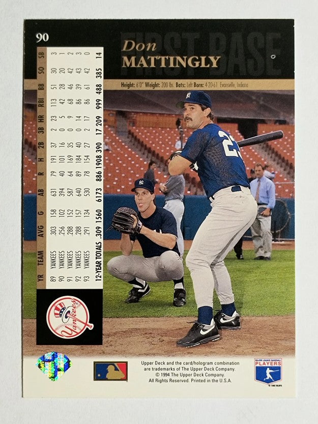 1994 Upper Deck #90 Don Mattingly (NM)