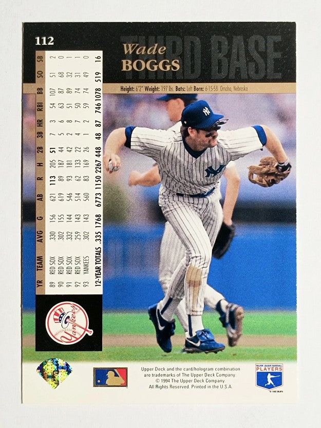 1994 Upper Deck #112 Wade Boggs