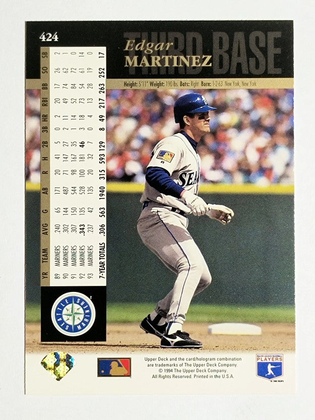1994 Upper Deck #424 Edgar Martinez