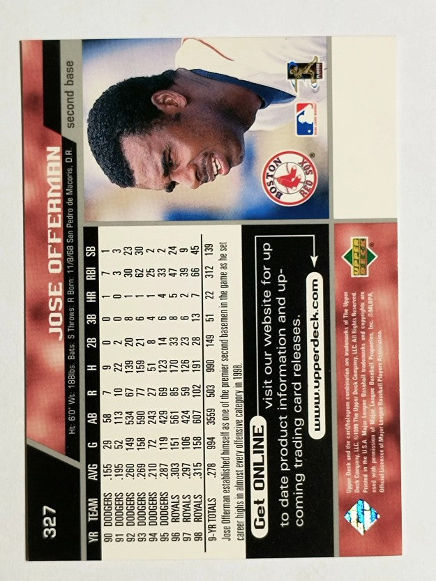 1999 Upper Deck #327 Jose Offerman