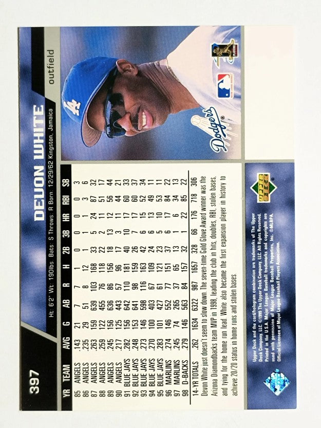 1999 Upper Deck #397 Devon White
