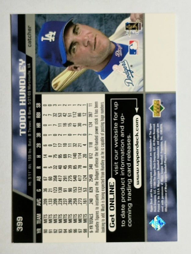 1999 Upper Deck #399 Todd Hundley