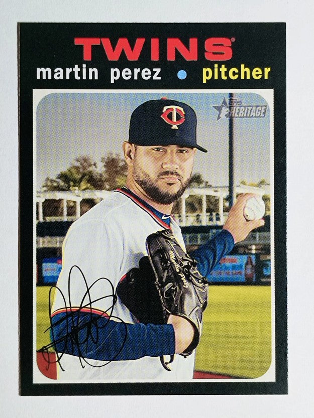 2020 Topps Heritage #309 Martin Perez