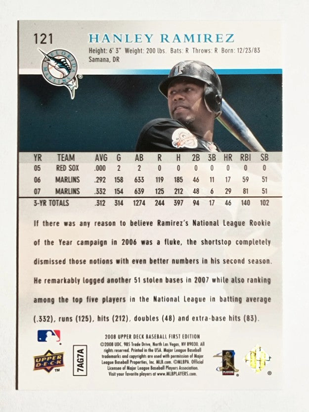 2008 Upper Deck First Edition #121 Hanley Ramirez