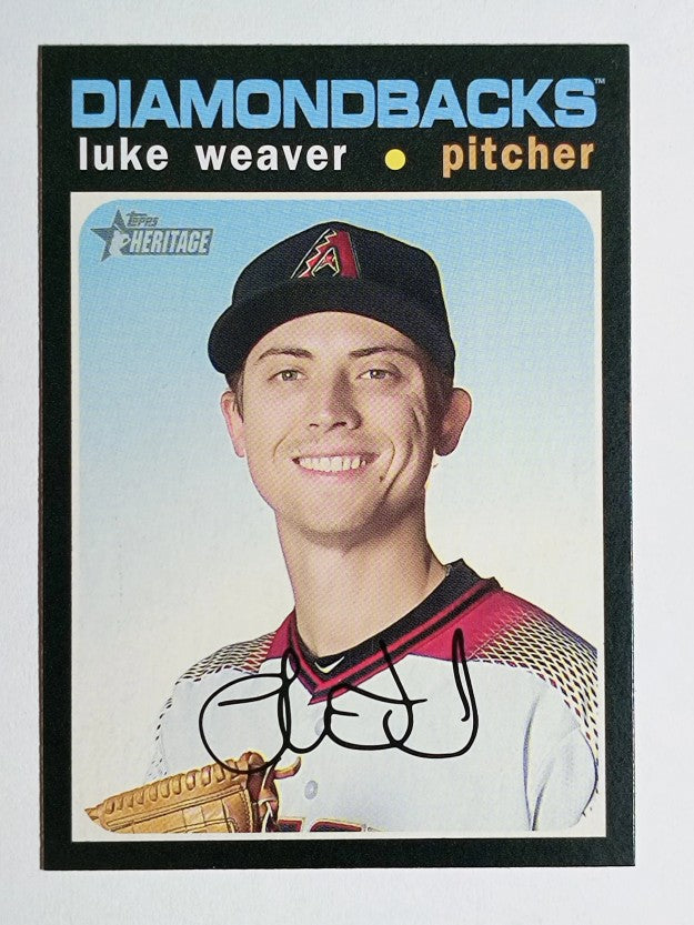 2020 Topps Heritage #315 Luke Weaver