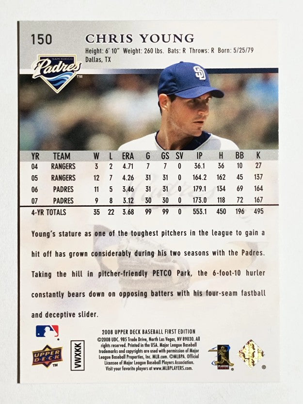 2008 Upper Deck First Edition #150 Chris Young