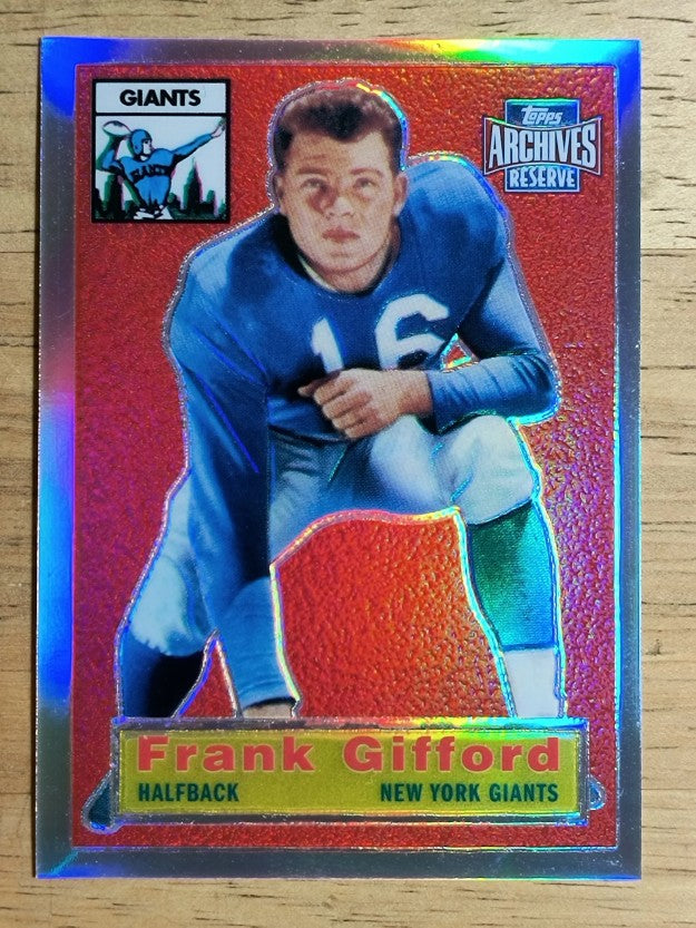2001 Topps Archives Reserve #32 Frank Gifford 56
