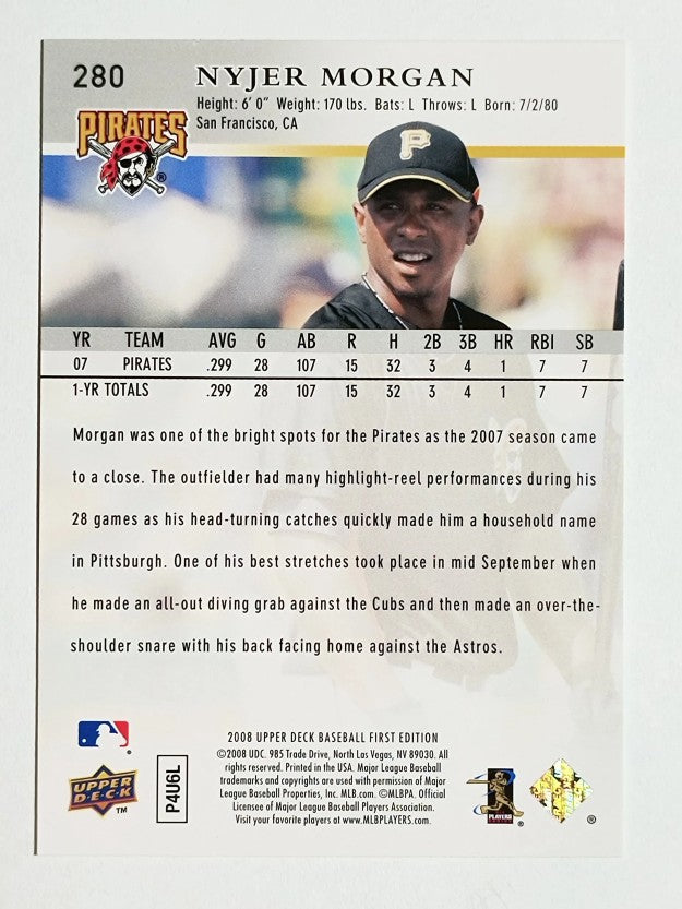 2008 Upper Deck First Edition #280 Nyjer Morgan