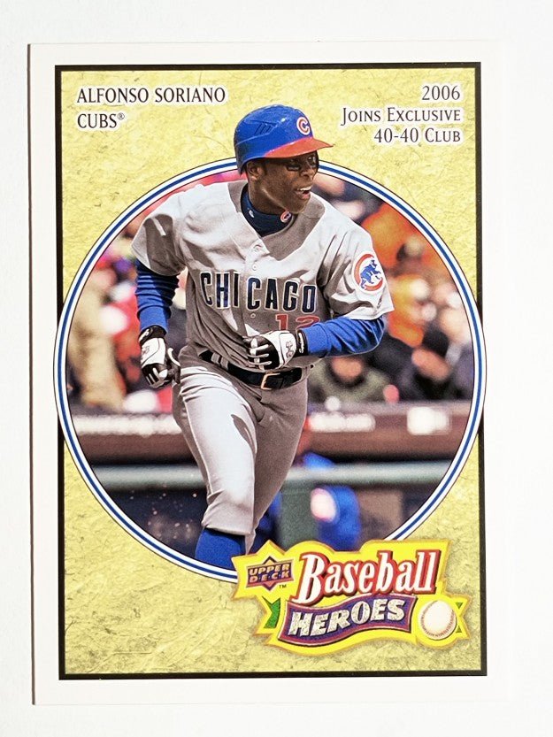 2008 Upper Deck Heroes #36 Alfonso Soriano