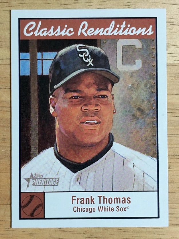 2001 Topps Heritage Classic Renditions #CR7 Frank Thomas