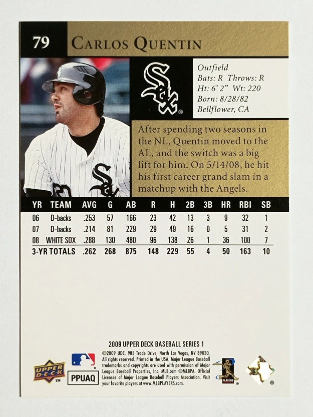 2009 Upper Deck #79 Carlos Quentin
