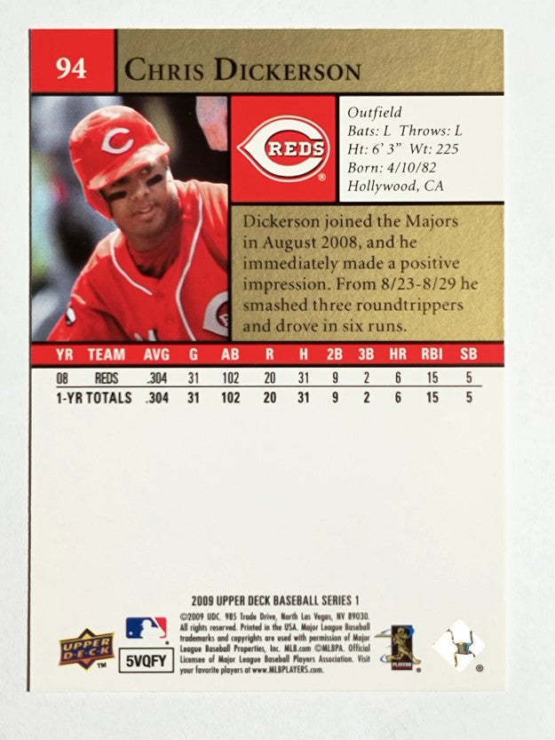 2009 Upper Deck #94 Chris Dickerson