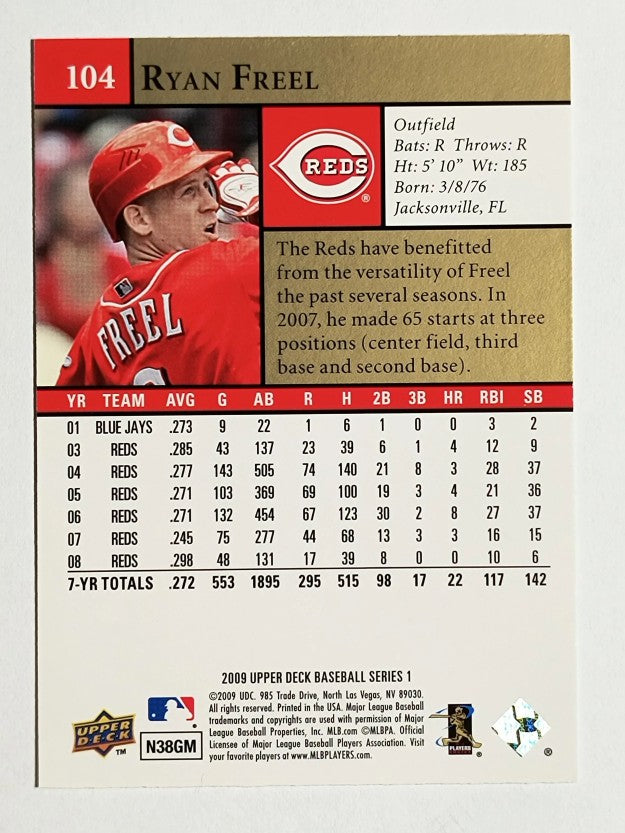 2009 Upper Deck #104 Ryan Freel