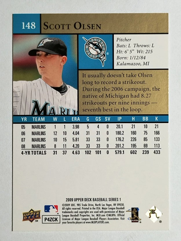 2009 Upper Deck #148 Scott Olsen
