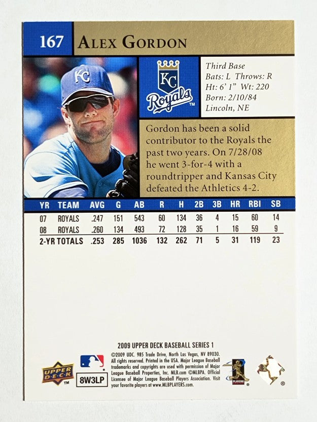 2009 Upper Deck #167 Alex Gordon