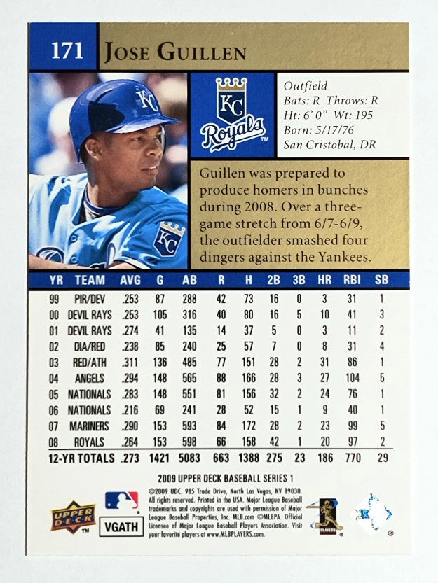2009 Upper Deck #171 Jose Guillen