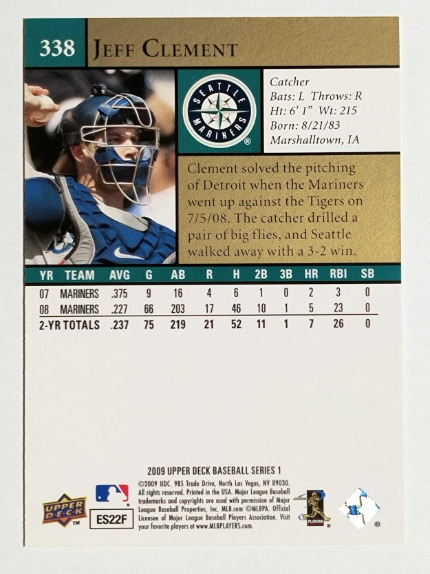 2009 Upper Deck #338 Jeff Clement