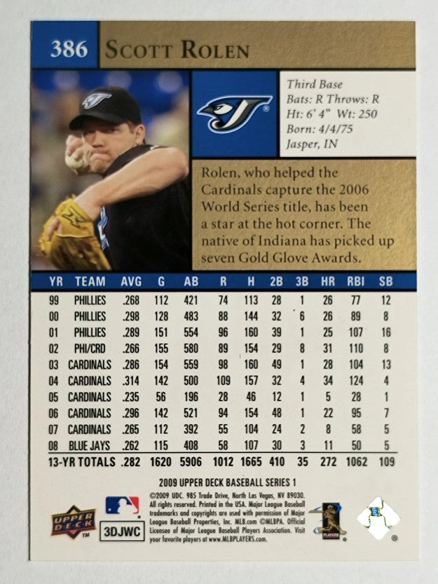 2009 Upper Deck #386 Scott Rolen