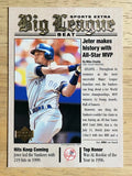 2001 Upper Deck Big League Beat #BB12 Derek Jeter