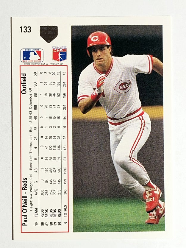 1991 Upper Deck #133 Paul O'Neill