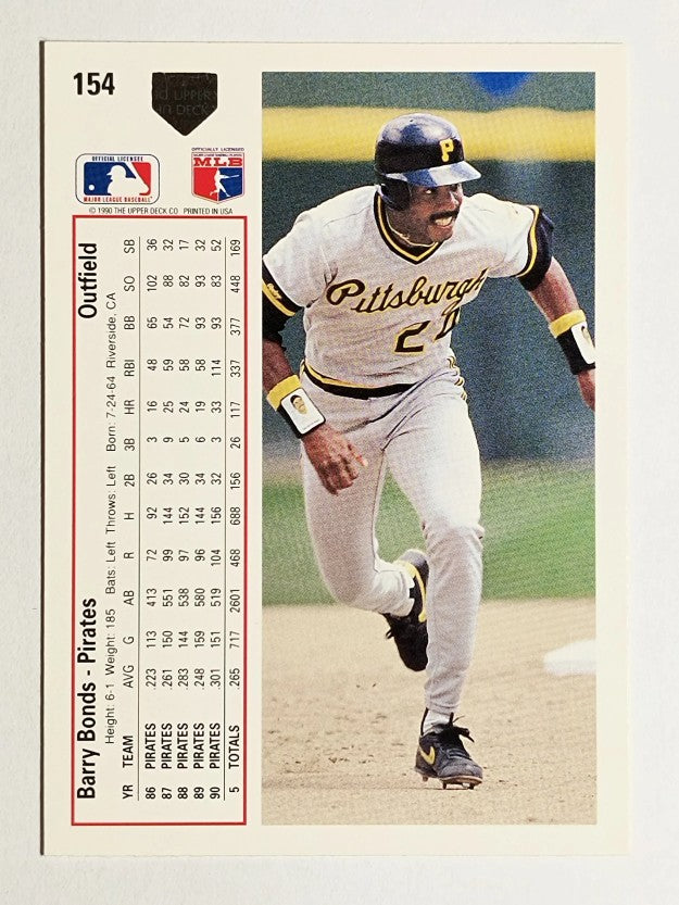 1991 Upper Deck #154 Barry Bonds