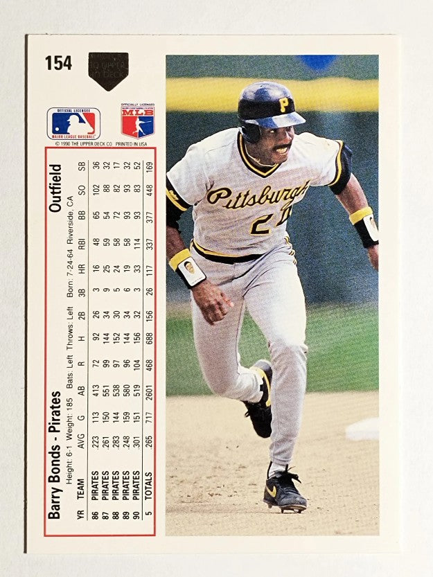 1991 Upper Deck #154 Barry Bonds