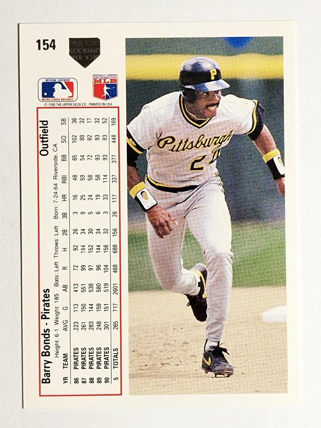 1991 Upper Deck #154 Barry Bonds