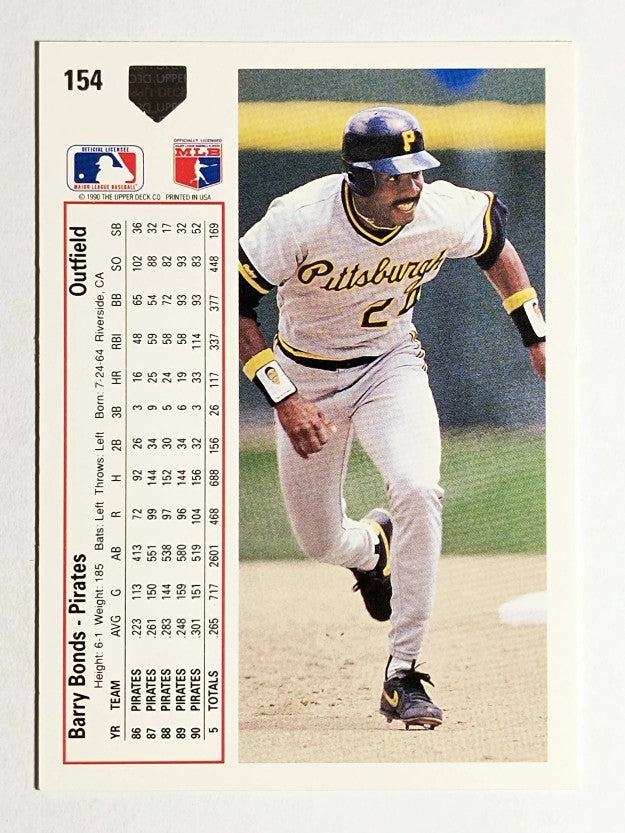 1991 Upper Deck #154 Barry Bonds