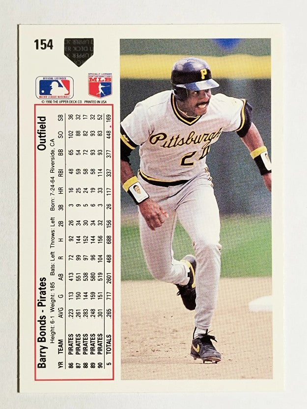 1991 Upper Deck #154 Barry Bonds