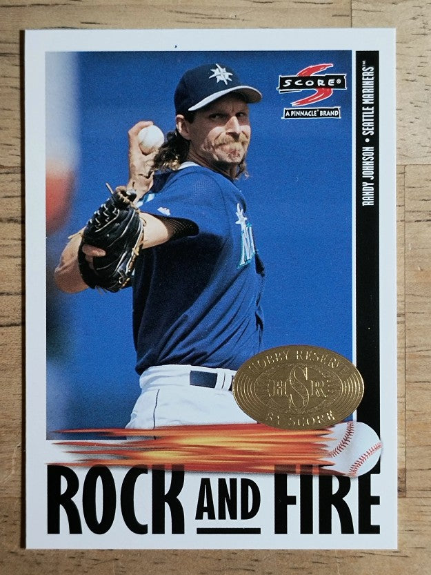 1997 Score Premium Stock Hobby Reserve #529 Randy Johnson RF