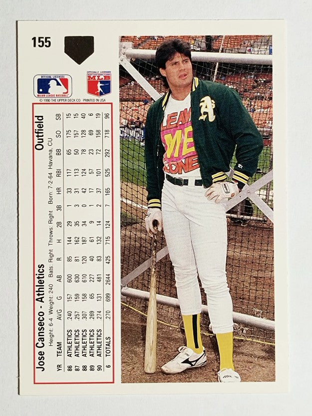 1991 Upper Deck #155 Jose Canseco