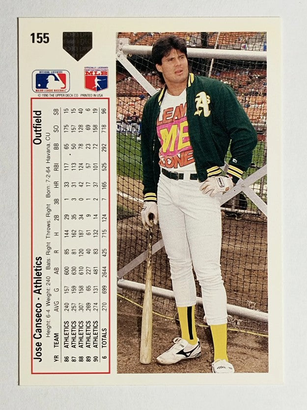 1991 Upper Deck #155 Jose Canseco