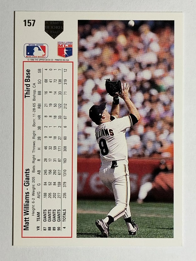 1991 Upper Deck #157 Matt Williams