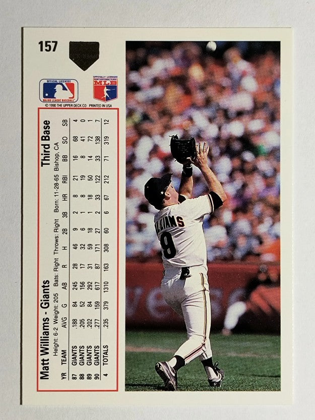 1991 Upper Deck #157 Matt Williams
