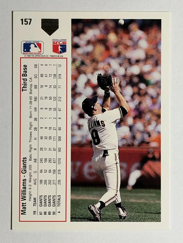 1991 Upper Deck #157 Matt Williams