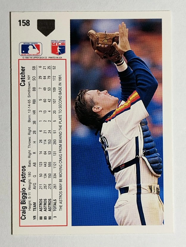 1991 Upper Deck #158 Craig Biggio